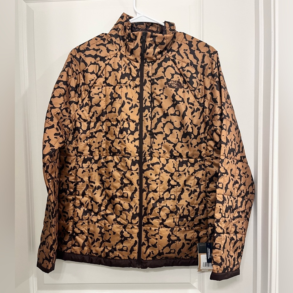 NWT The North Face circaloft coat chocolate brown camo ski